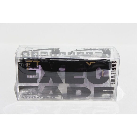 PIT VIPER The Exec Fade Sunglasses Black/Gray Gradient Wrap Single Wide NEW - Picture 2 of 10